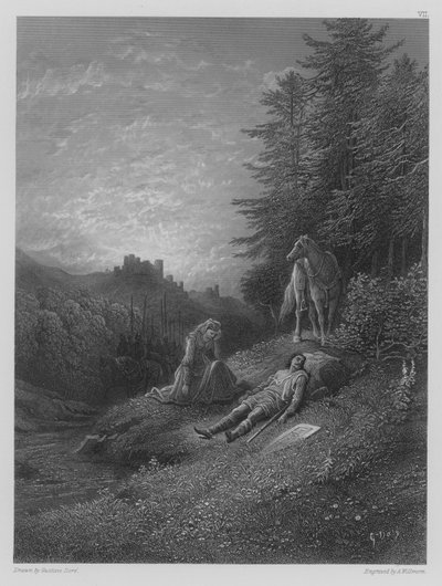 イーニッドはジェライントの傾向がある 作： Gustave after Dore